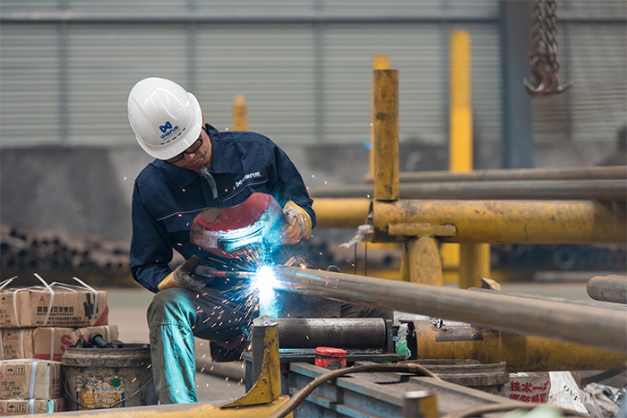 百色网架杆件点焊